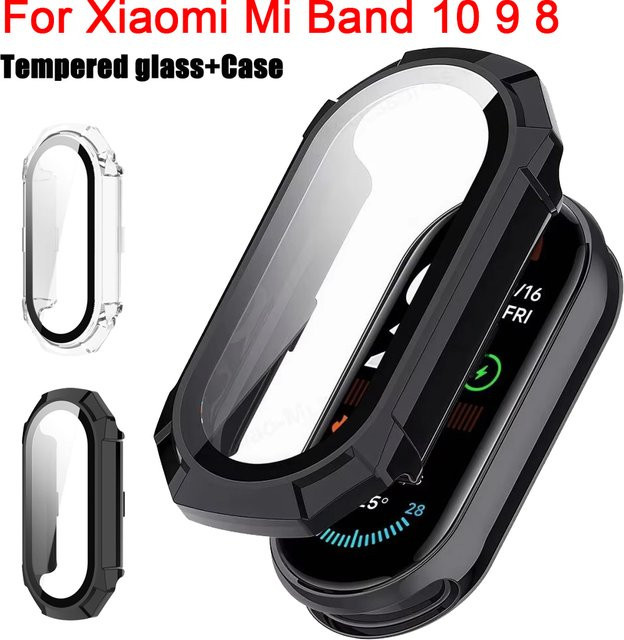 Xiaomi Uhrenabdeckung, PC, Schwarz, für Smart Band 10 9 8 - Bild 1