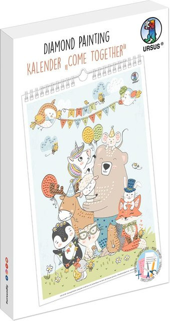 URSUS Diamond Painting Kalender Tiermotive Set - Bild 1