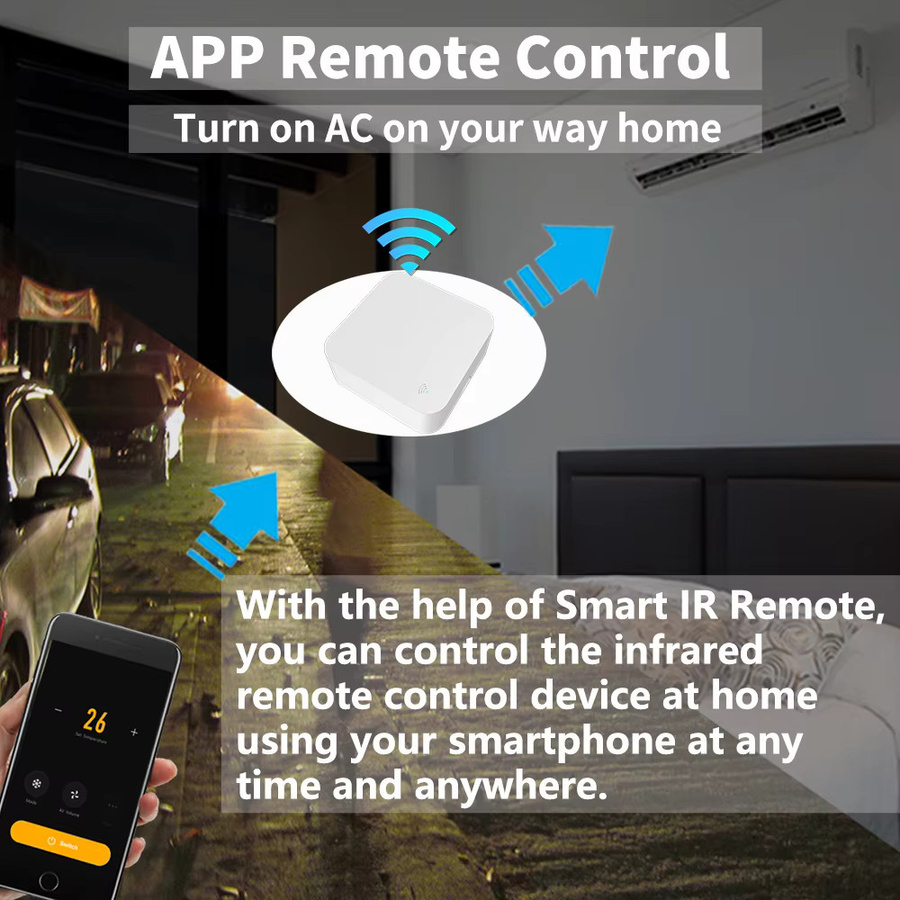 Tuya WiFi IR-Fernbedienung mit Multi-Mode-Gateway Zigbee-Hub für dein Smart Home in Weiß, kompatibel mit Smart Life, Google Home und Alexa - Bild 4
