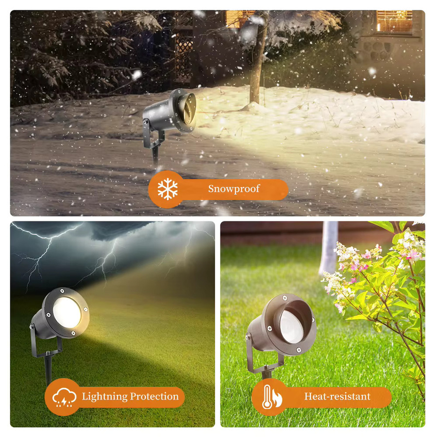 CANMEIJIA LED Garten Außenlampe IP65 Wasserdicht Natural White Landschaftsbeleuchtung und Flutlicht - Bild 5