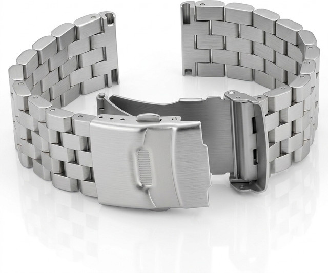 ChronoLink Uhrenarmband Edelstahl, silber, Unisex - Bild 1