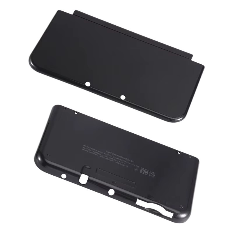 Nintendo New 3DS XL Ersatzgehäuse Set in Schwarz mit Front- und Rückplatten sowie oberen und unteren Gehäuseabdeckungen - Bild 3