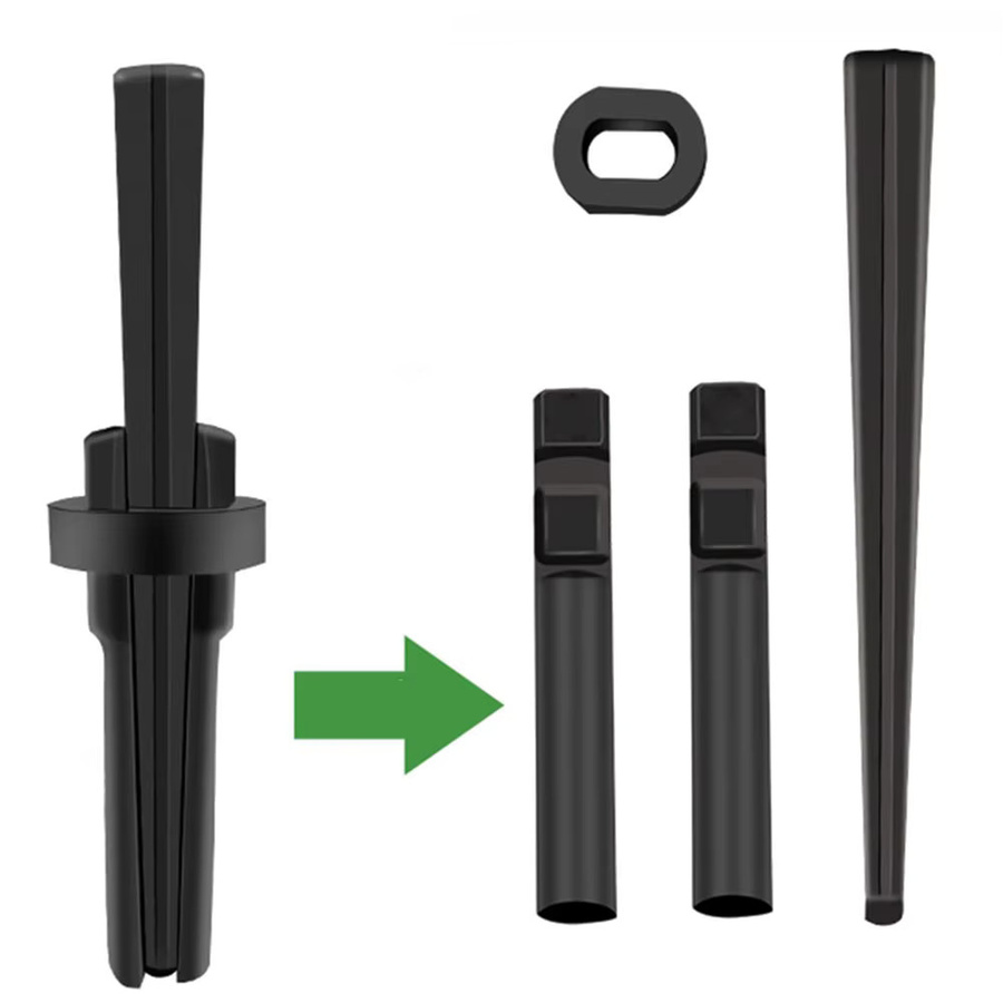 DAZZLEEX Stein-Spaltkeil für Beton und Gestein, Schwarz, B: 12,5 cm, H: 12 cm - Bild 6