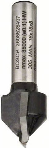 Bosch Nutfräser Hartmetall Silber, Länge: 45 mm, Durchmesser: 16 mm, Schaftdurchmesser: 8 mm - Bild 1