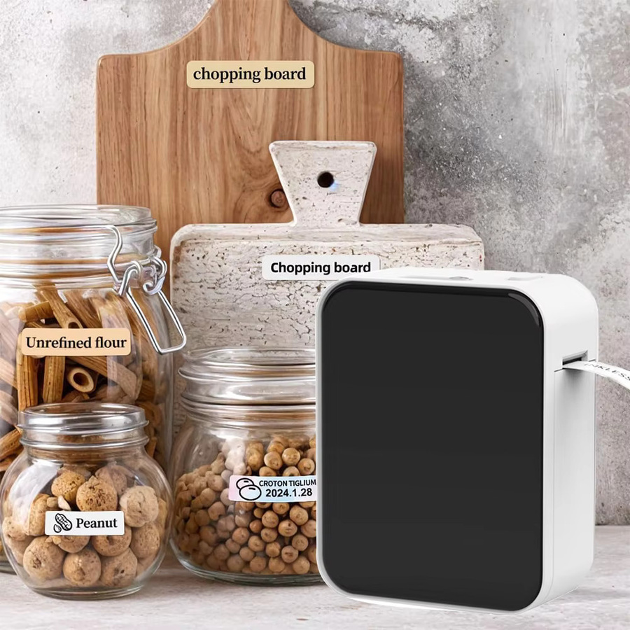 Marklife Thermo-Etikettendrucker P15, weiß, Bluetooth-Drucker für Büro, Küche und DIY-Projekte - Bild 4