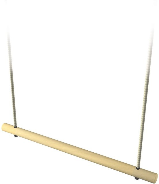 Intergard Holzschaukel mit Reckstange und Sisaltau in Braun, Durchmesser: 3,5 cm, Länge: 580 cm - Bild 1