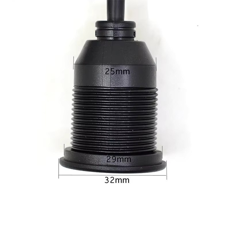 DIVEDEER RJ45 zu CAT6 Wasserdichter Netzwerk-Stecker auf Buchse Ethernet LAN Verlängerungskabel, Schwarz - Bild 4