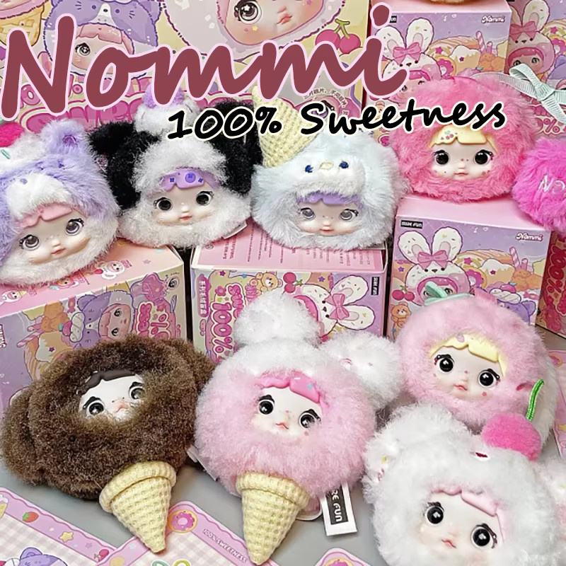 Nommi Sweetness 100 % Serie, Plüsch Blind Box Vinyl Puppe, Schlüsselanhänger, Rucksack Anhänger - Bild 3