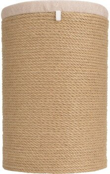 more LIFESTYLEPETS Kratzhocker für Katzen in Beige aus Holz, Polyester und Jute - Bild 1