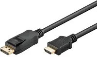 Goobay Monitorkabel DisplayPort auf HDMI in Schwarz - Bild 1