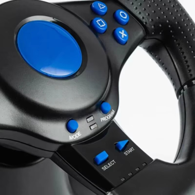 YunlinLi Rennspiel-Lenkrad in Schwarz kompatibel mit Nintendo Switch, Xbox, PlayStation und PC - Bild 4