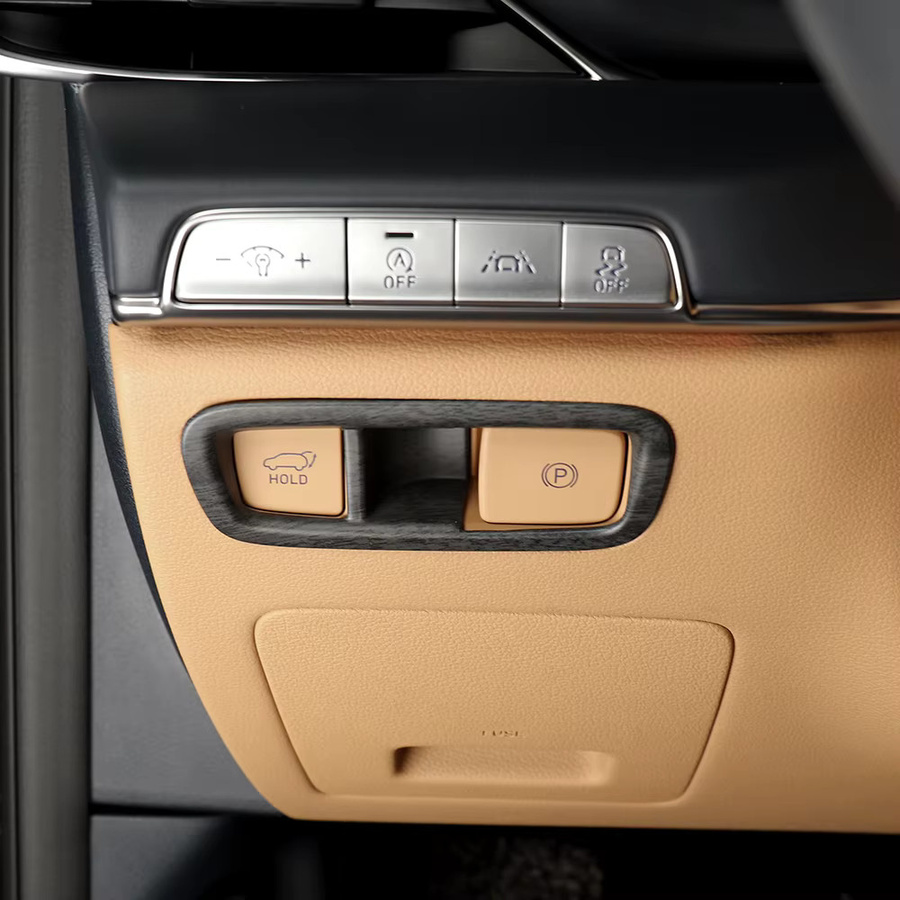 Genesis GV80 2021-2025 Zubehör Elektronische Bremsen Schalter Rahmen Abdeckung für Linkslenker - Bild 1