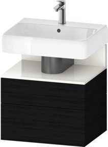 Duravit Waschtischunterschrank Qatego in Weiss mit Nischenbereich, B/T/H: 59 x 47 x 59 cm - Bild 1