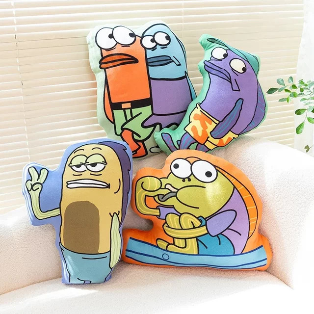 Potdemiel SpongeBob's Friends Fisch Plüschkissen, Bunt / Mehrfarbig - Bild 1