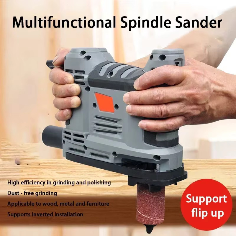 GZRUOMU Wellenschleifmaschine für Sandsäulen und gebogene Formen, Bandschleifer zur Holzbearbeitung - Bild 5