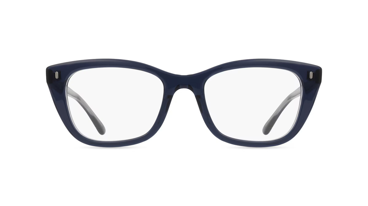 Ray-Ban 0RX5433 Korrektionsbrille, Vollrand, Quadratisch, Acetat, Damen, blau, transparent - Bild 1