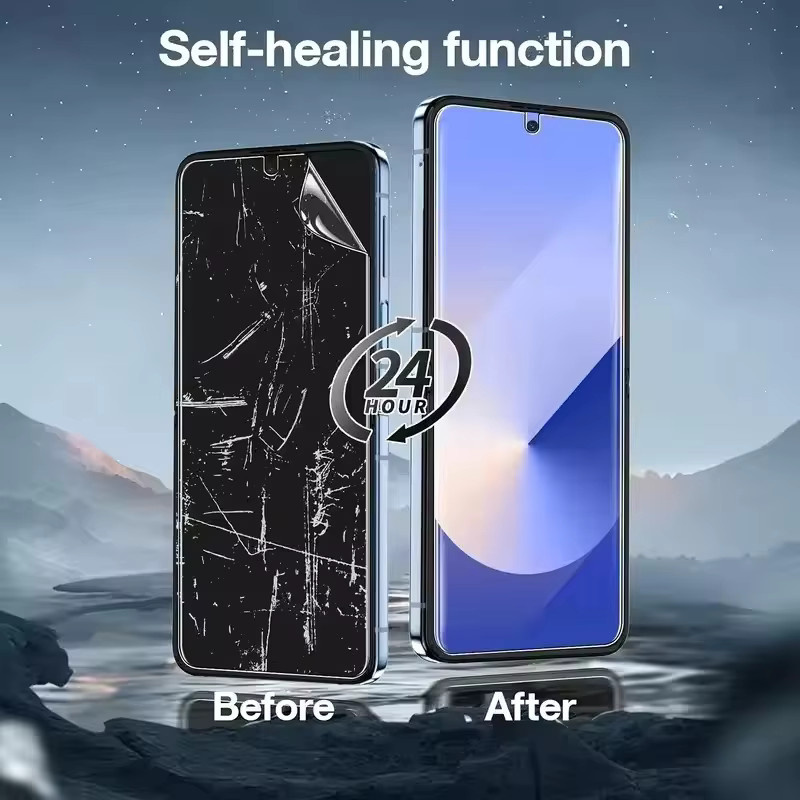 3 Stück Full Cover Hydrogel Displayschutzfolie für Samsung Galaxy Z Flip 6 5G, 4 5G und 3 5G, transparent - Bild 5