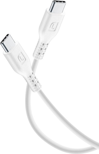 CellularLine Power Data Cable USB Typ-C auf Typ-C in Weiß, 2 m - Bild 1