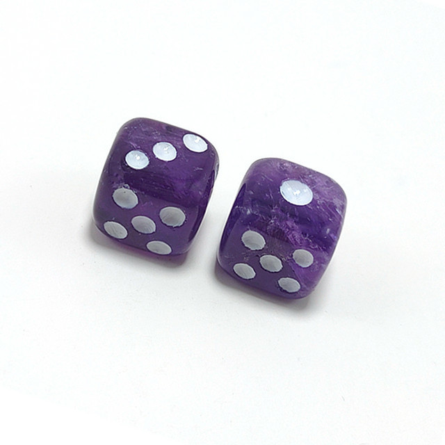 Pasirley Wholesale 6-seitiges Kristall-Schnitzset aus Rosenquarz und Amethyst in Pink und Lila - Bild 1