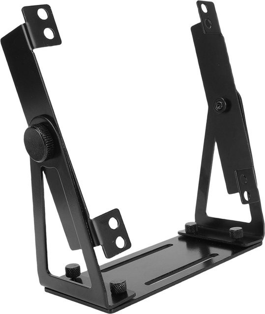 Painter Mehrzweck-Lüfterhalterung für 120mm und 140mm PC-Computerlüfter, 360 Grad schwenkbar, Schwarz - Bild 1