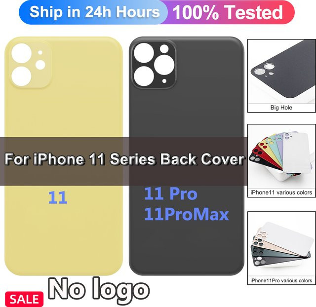 Apple Ersatzteil Rückabdeckung für iPhone 11, 11 Pro und 11 Pro Max inklusive Kamerarahmen und Batteriefach-Gehäuse in Purple - Bild 1