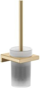 Hansgrohe WC-Bürstengarnitur AddStoris Wandmontage aus Metall und Glas in Gold - Bild 1