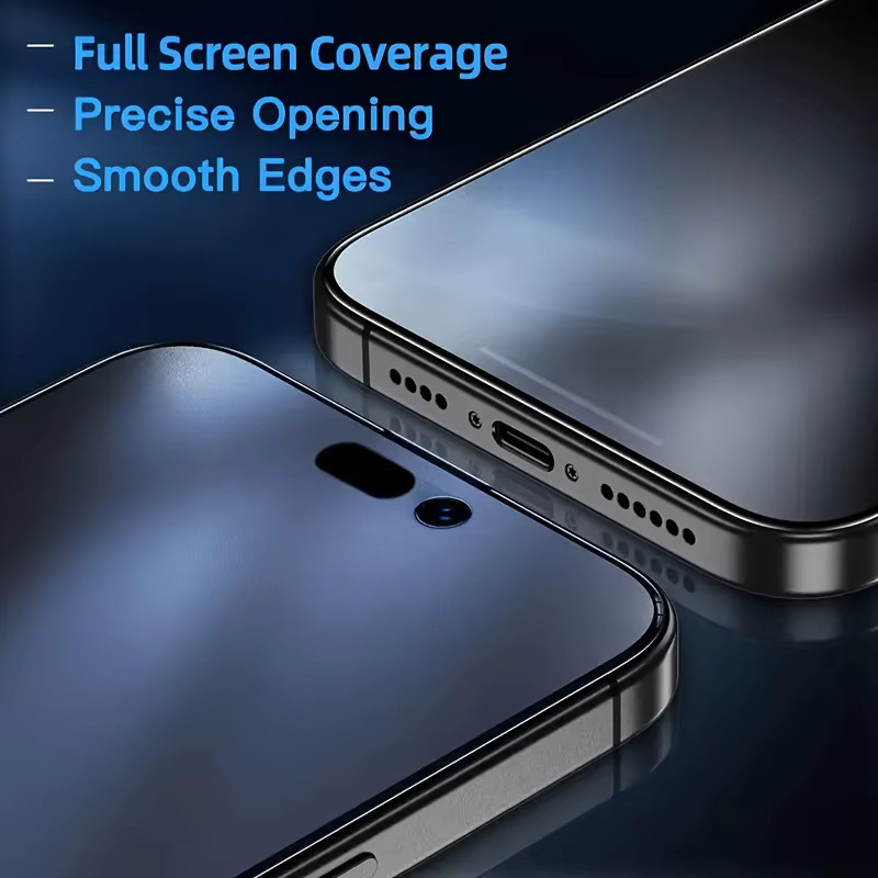 5 Stück matte Keramik Displayschutzfolien kompatibel mit iPhone 17 Pro Max, 16, 15, 14, 13, 12 und 11 Pro Max in transparent - Bild 2