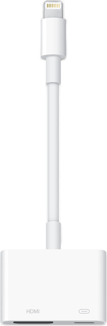 Apple Lightning Digital AV Adapter für HDMI in Weiß mit Full HD Unterstützung - Bild 1