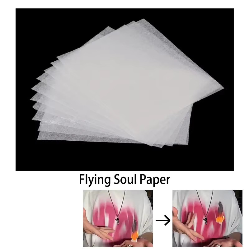 Enjoyer Magie Fliegende Seele Papier Feuer Zaubertricks, 20-teiliges Set - Bild 1