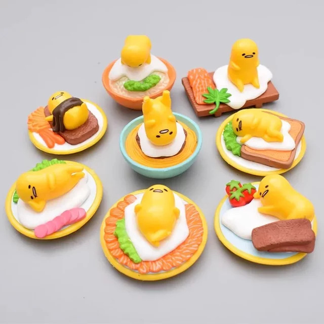 Bandai Gudetama Anime Miniatur Figuren, Bunt / Mehrfarbig - Bild 1