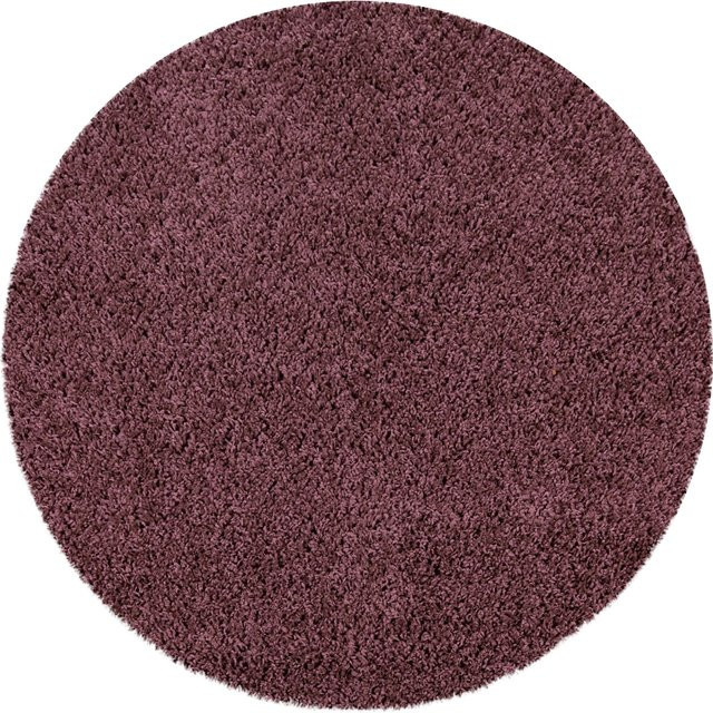 Hochflor-Teppich Trip in Lila, rund, Durchmesser: 200 cm - Bild 1