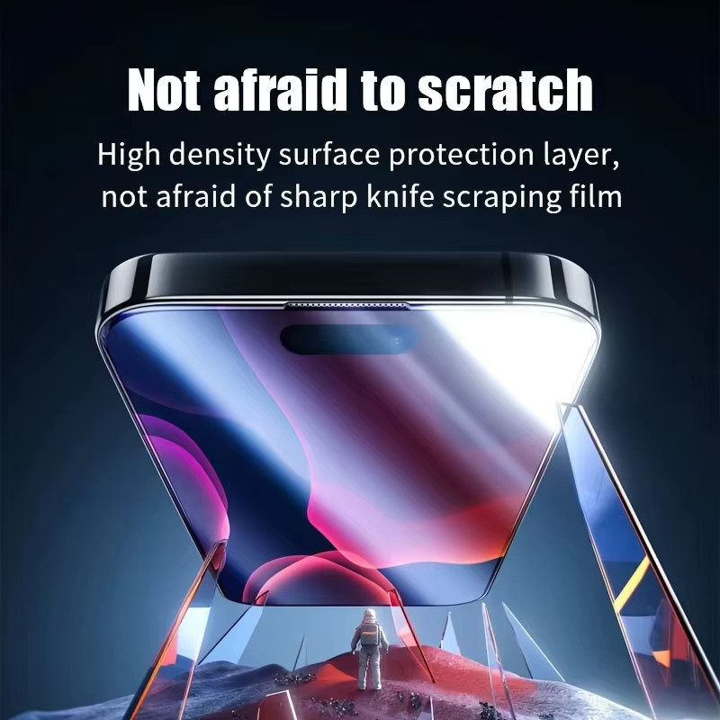 TUNEDEE Panzerglas Displayschutz mit oleophober Beschichtung für iPhone 17, iPhone 18 Pro, iPhone 17 Pro Max und iPhone 17 Air, transparent - Bild 3