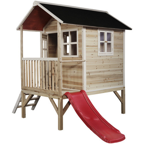 EXIT Toys Spielturm Loft Spielhaus in Natur, B/H/T: 190 x 215 x 269 cm - Bild 4