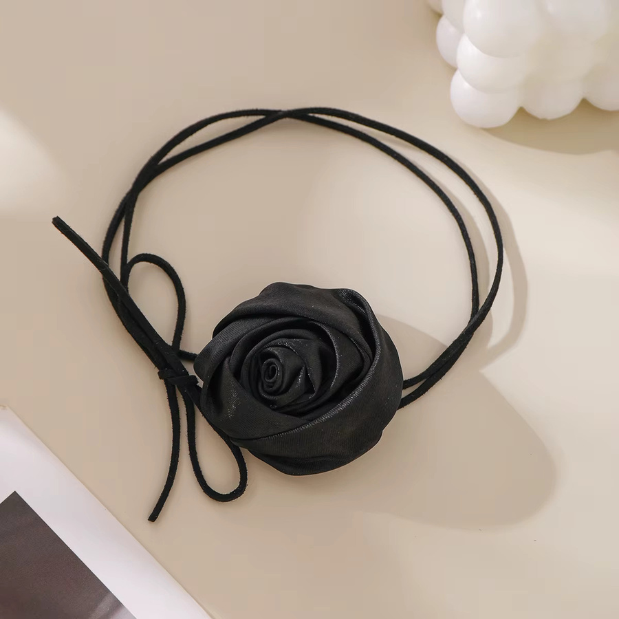 SHIXIN Halskette mit Rosenblume, Choker, Damen - Bild 2