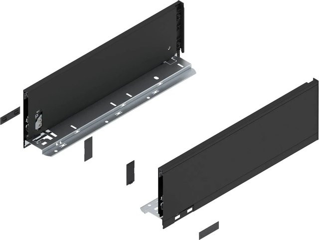 Blum Zarge Legrabox Pure in Carbonschwarz Matt mit K Nennlänge 400 mm - Bild 1