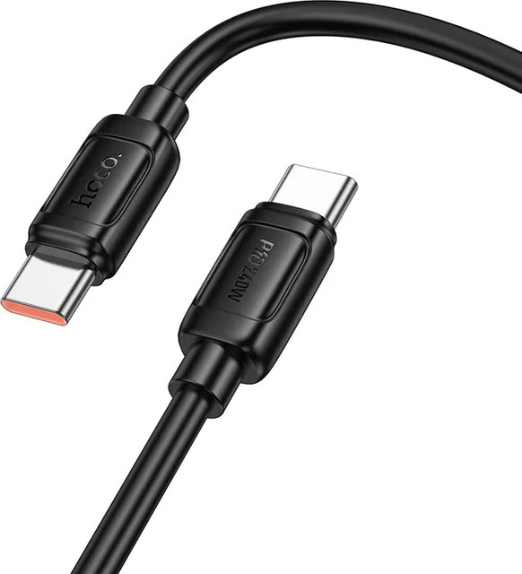 HOCO USB-C Daten- und Ladekabel X115, 240W, Schwarz, Länge: 1 m - Bild 1