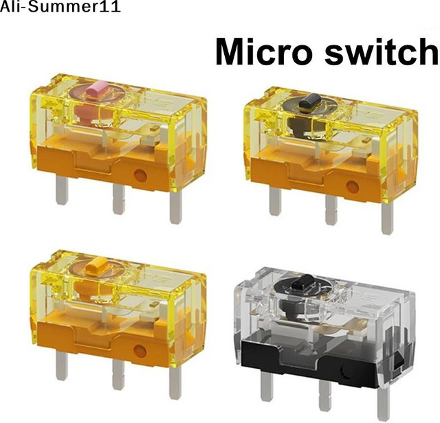 TTC Mikroschalter mit Goldkontakt für Computermaus, staubdicht, 80 Millionen Klicks Lebensdauer, 1 Stück - Bild 1