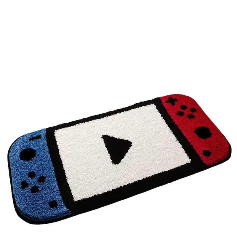 VIKAMA Game Console Controller Teppich, moderner E-Sport Bodenmatte in Multicolour, rutschfest und rechteckig - Bild 2