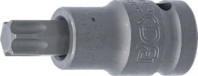 BGS Kraft-Bit-Einsatz 5375 T-Profil T55 mit 12,5 mm 1/2 Zoll Antrieb in Grau - Bild 1