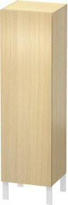 Duravit L-Cube Halbhochschrank in Mediterraner Eiche mit Tür links, B/T/H: 40 x 36,3 x 132 cm - Bild 1