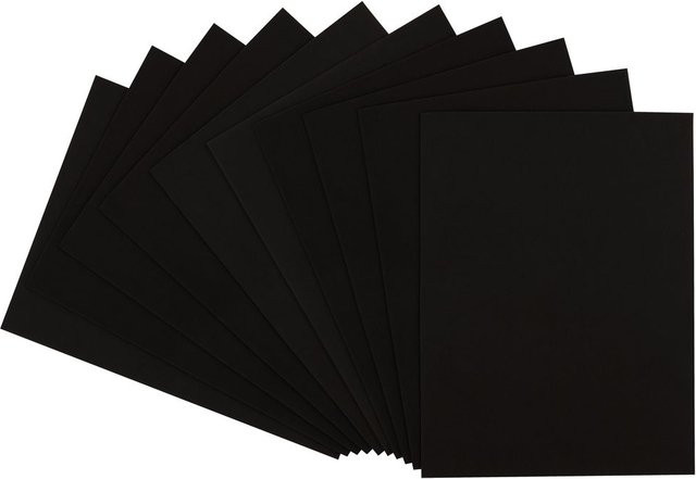VBS Moosgummi Schwarz 2 mm 10 Stück - Bild 1