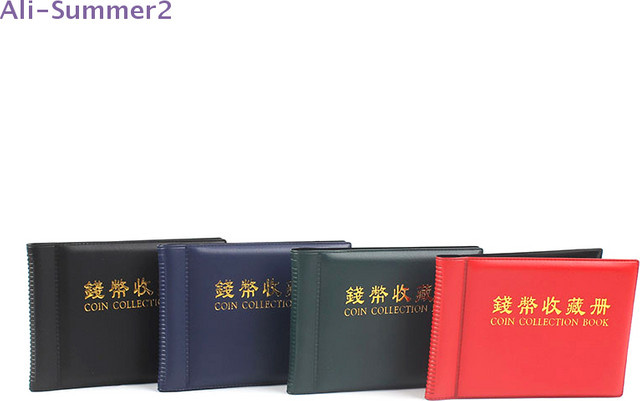 Summer2 Münzsammelalbum mit 60 Taschen in Schwarz als Geldschein-Organizer und Münzhalter aus Kunststoff - Bild 1