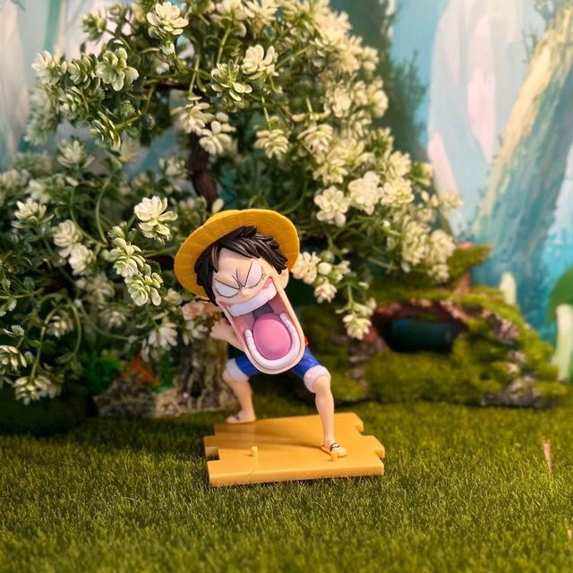 Yiran toy 1 One Piece Actionfigur Luffy Sanji Zoro 15cm PVC Modell - Bild 1