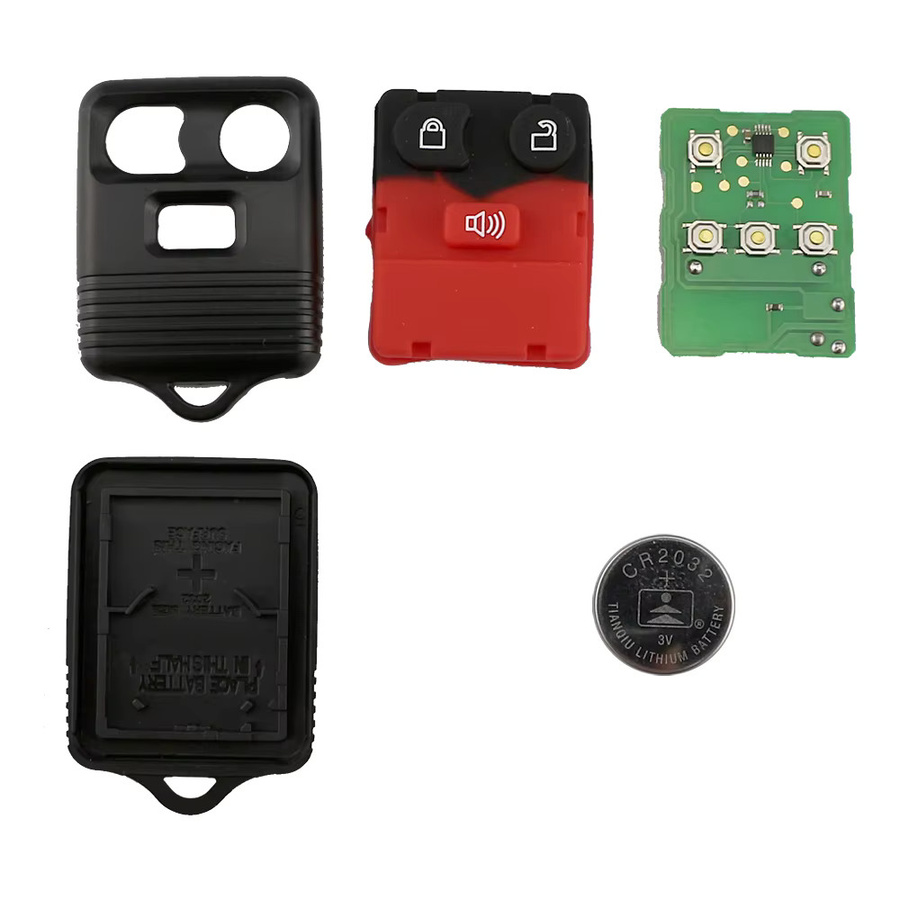 YIQIXIN Autoschlüssel Fernbedienung 315/433 MHz in Schwarz für Ford, Lincoln, Mazda und Mustang - Bild 3