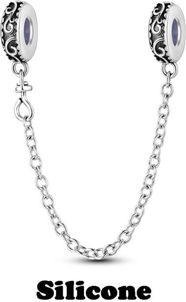 Lily there Spacer Stopper Clip Charms, 925 Silber, Damen - Bild 1