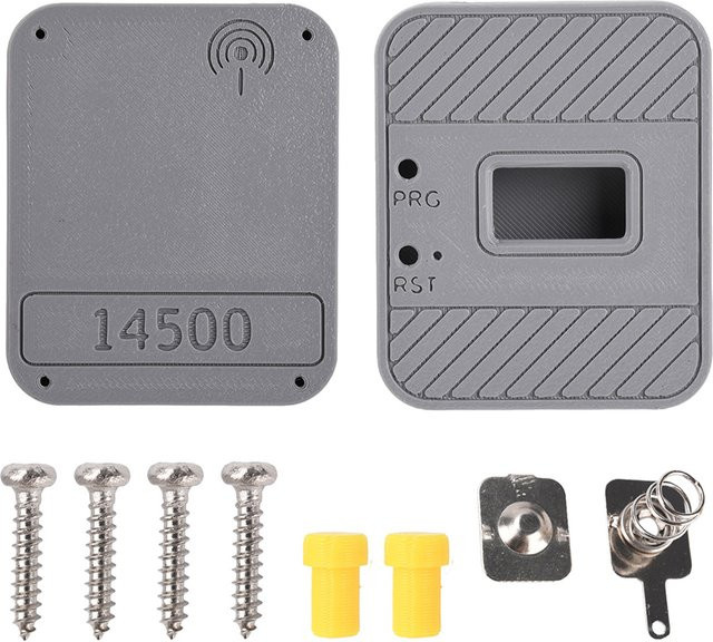 Gaqqee LoRa 32 V4 ESP32 Entwicklungsboard mit Erweiterungsgehäuse, Wi-Fi und Bluetooth, USB-C Anschluss, Grau, kompatibel mit 14500 Lithium-Batterie - Bild 1