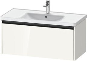 Duravit Waschtischunterschrank Ketho.2 in Weiß Hochglanz, wandhängend, 1 Auszug, B: 98,4 cm, T: 45,5 cm, H: 44,0 cm - Bild 1