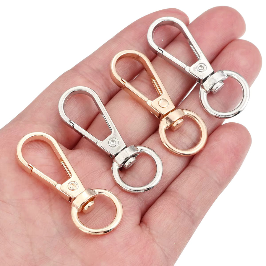 lingsai Drehkarabiner, Gold, Unisex, 10 Stück/Set - Bild 3