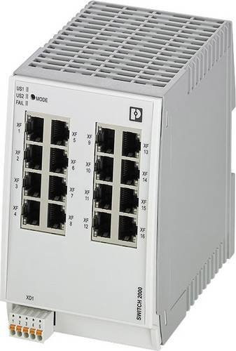 Phoenix Contact 2702909 FL SWITCH 2316 Industrial Ethernet Switch, Grau - Bild 1