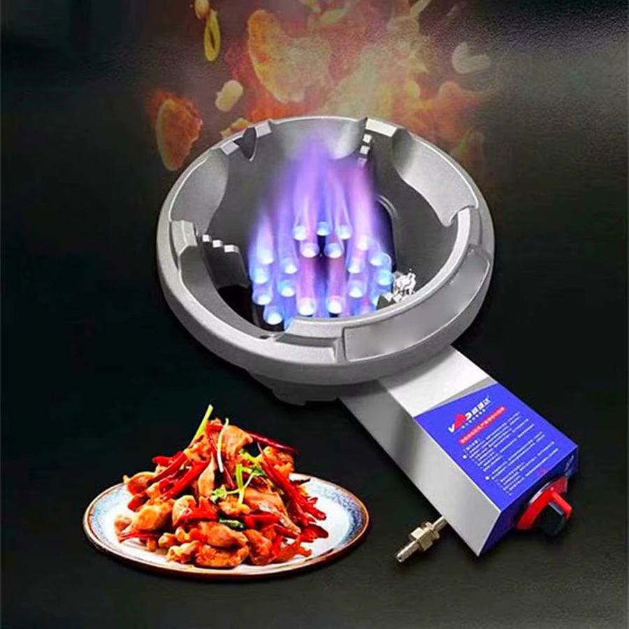 YunlinLi Kommerzieller Niederdruck-Gasbrenner mit Flammenausfallsicherung als tragbare Gaskochplatte in Multicolor - Bild 2